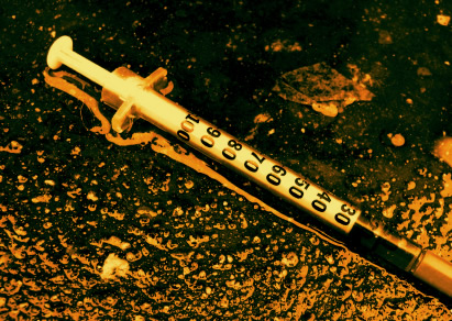 Meth in a syringe